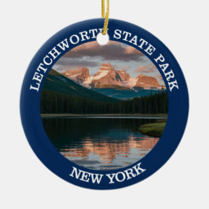 Letchworth State Park Ceramic Tree Decoration