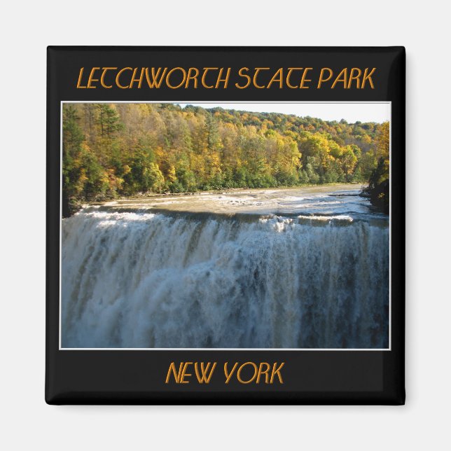 Letchworth State Park Middle Falls Magnet (Front)