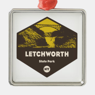 Letchworth State Park New York Metal Tree Decoration