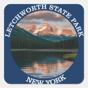 Letchworth State Park Square Sticker