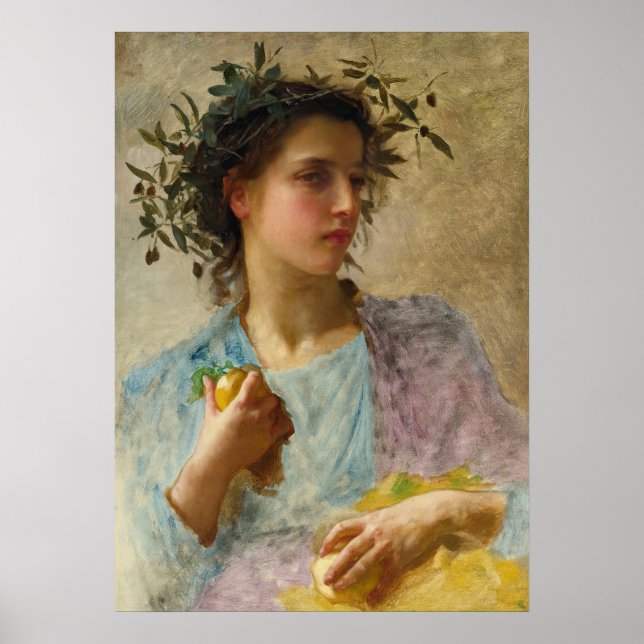 l'ete (Summer) by William-Adolphe Bouguereau Poster (Front)