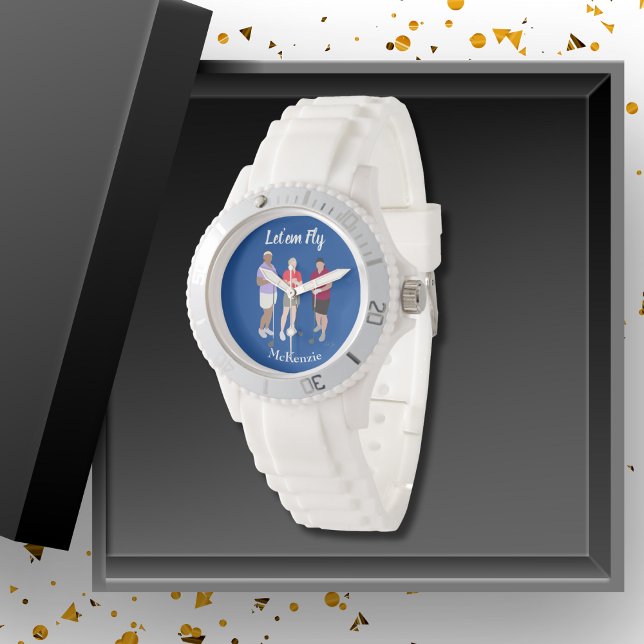 Let'em Fly Blue Women's Watch (Creator Uploaded)