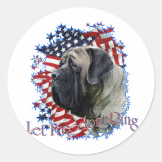 LetFreedomRing Classic Round Sticker