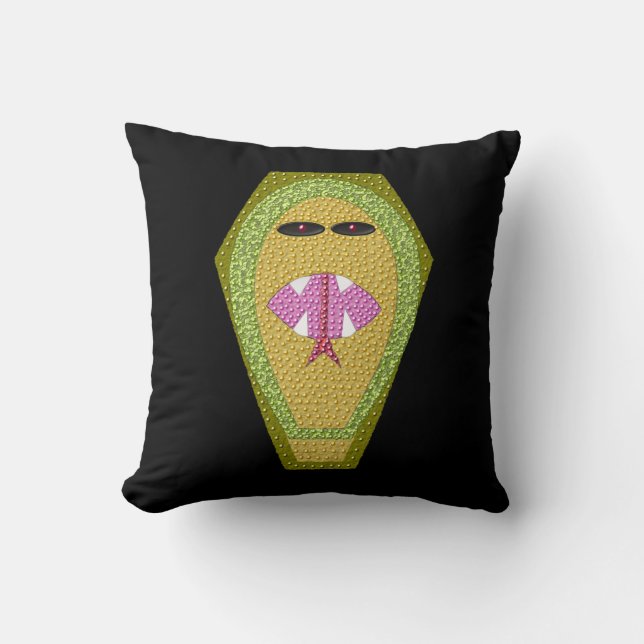 Lethal Egyptian Cobra Pillow (Front)