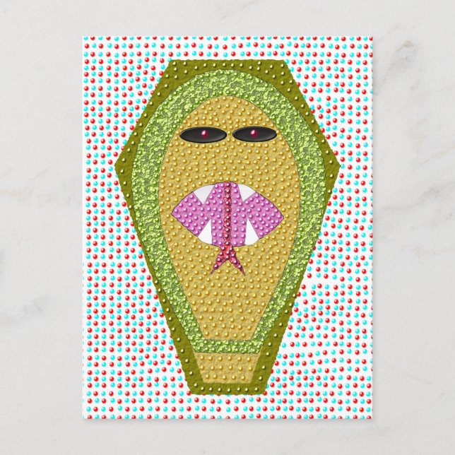 Lethal Egyptian Cobra Postcard (Front)