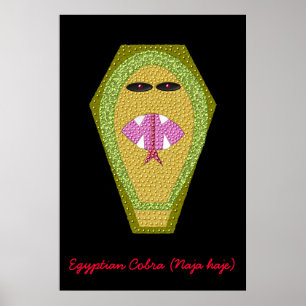 Lethal Egyptian Cobra Print