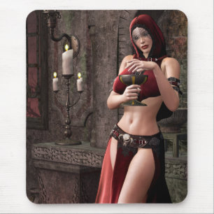 Lethal Libations Gothic Fantasy Mouse Mat