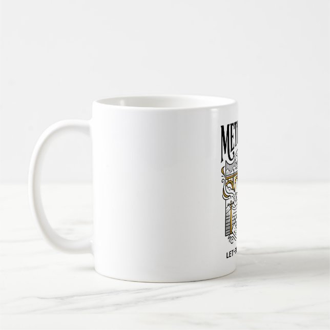 Lethbridge Alberta High Level Bridge Illustration Coffee Mug (Left)