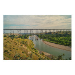 Lethbridge Railway Icon Wood Wall Art