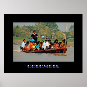 Leticia Colombia Travel Poster