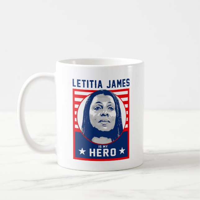 Letitia James is my Hero Coffee Mug (Left)