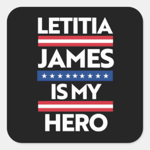 Letitia James is my Shero Square Sticker