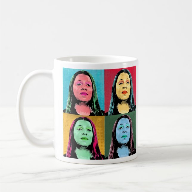 Letitia James Pop Art Design Coffee Mug (Left)