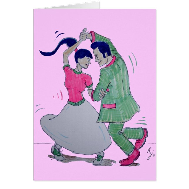 lets all do the twist swing dancers (Front)