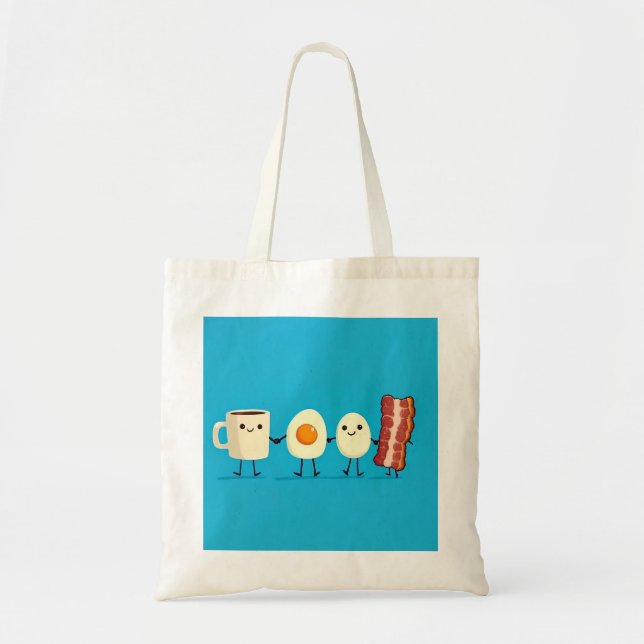 Let's All Go And Have Breakfast Tote Bag (Front)