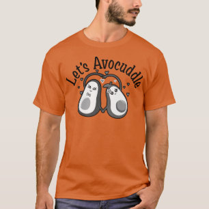 Let's Avocuddle, Cute Avocado, Funny Vegetarian, V T-Shirt