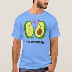 Let's Avocuddle, Cute Avocado, Funny Vegetarian, V T-Shirt