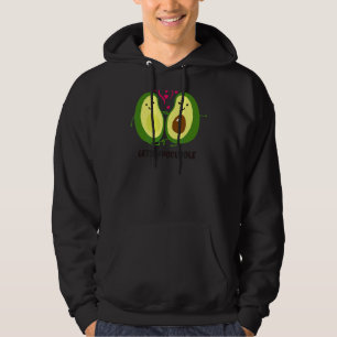 Let's Avocuddle Cute Avocado Vegetarian Vegan 2 Hoodie