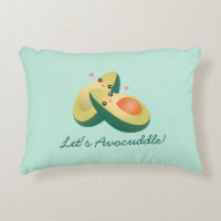Let's Avocuddle Funny Cute Avocados Pun Humour