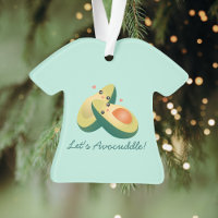 Let's Avocuddle Funny Cute Avocados Pun Humour