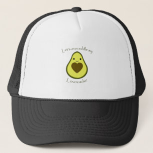 Lets Avocuddle My Lavocado Kawaii Avocado Trucker Hat
