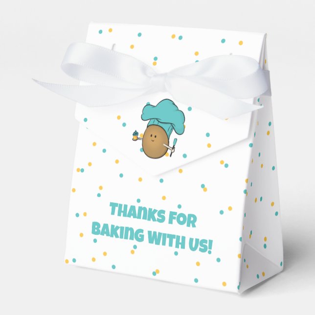 Let's Bake! Kid's Baking Party Favour Box (Front Side)