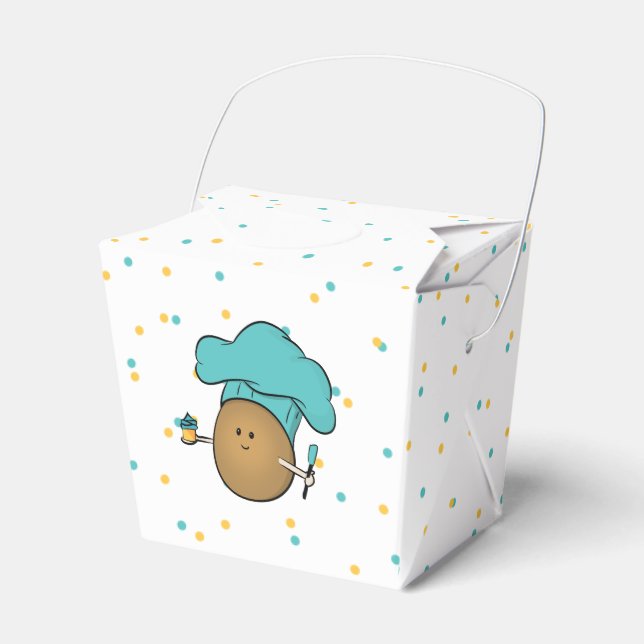 Let's Bake! Kid's Baking Party Favour Box (Front Side)