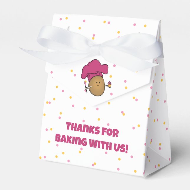 Let's Bake! Kid's Baking Party Favour Box (Front Side)