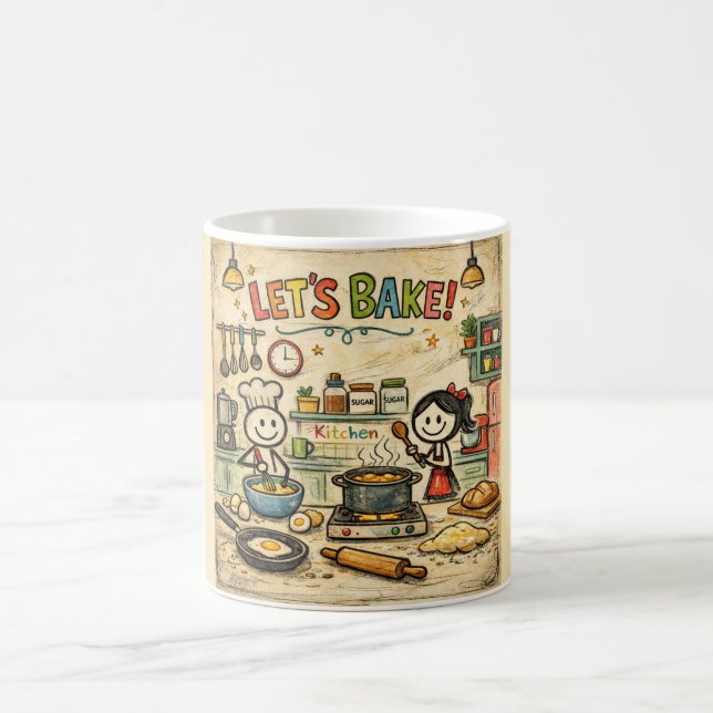 Let's Bake Mug (Center)