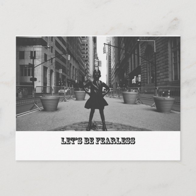 Let's Be Fearless Postcard (Front)