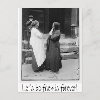 Let's Be Friends Forever Postcard