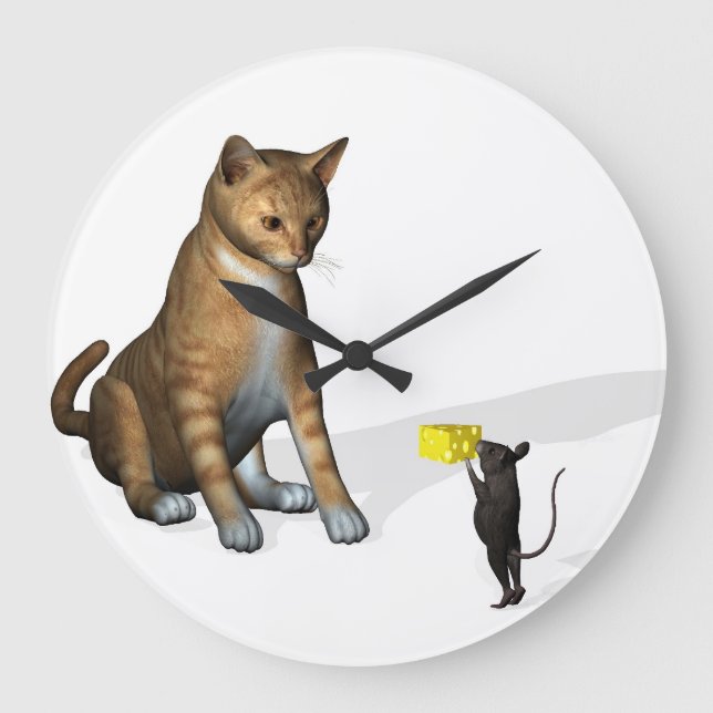 Let's be friends! large clock (Front)