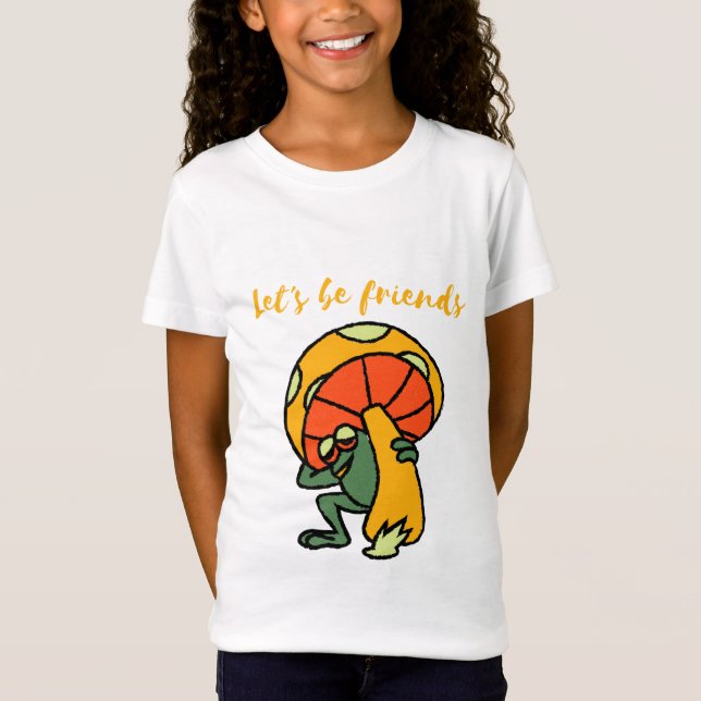 let's be friends T-Shirt (Front)