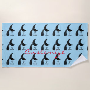 Let's Be Mermaids Thunder_Cove  Beach Towel