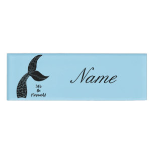 Let's Be Mermaids Thunder_Cove Name Tag
