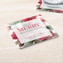 Let's Be Merry Christmas Bridal Shower