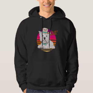 Let's Be Weird Hipster West Highland White Terrier Hoodie
