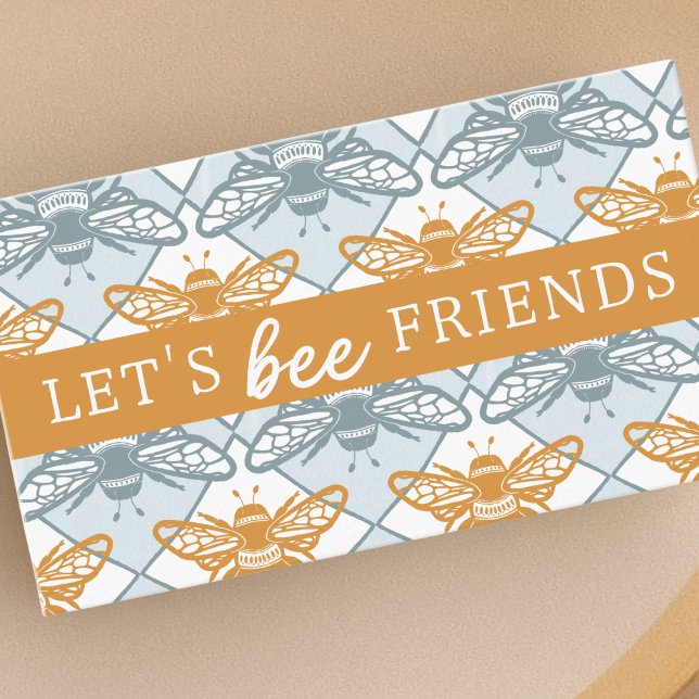 Let's Bee Friends Kids Playdate Summer Calling Card (Creator Uploaded)