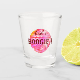 Let's Boogie ! Pink Disco ball Shot Glass