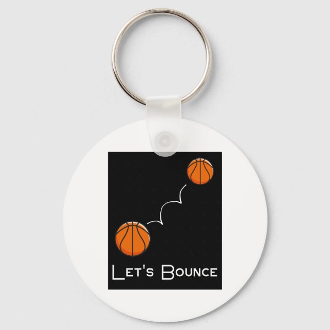 Let's Bounce  Key Ring (Front)