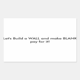 Lets Build it. Rectangular Sticker