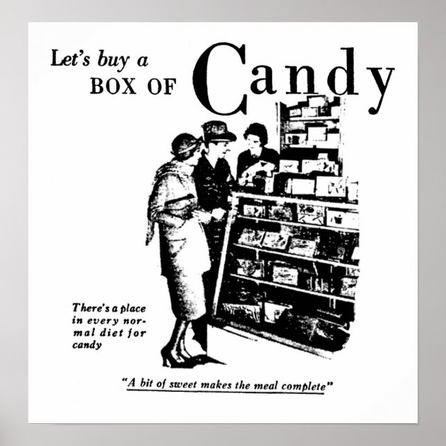Let's Buy A Box of Candy Print (Front)