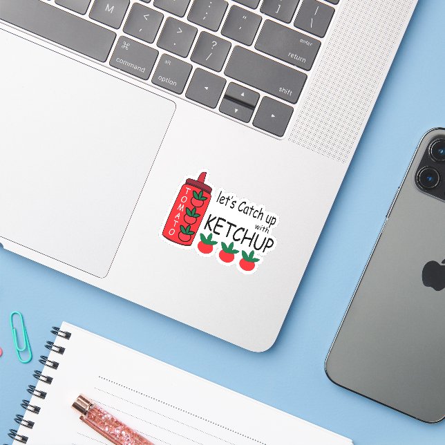 Lets Catch Up With Ketchup Fast Food Restaurant  (Laptop w/ iPhone)