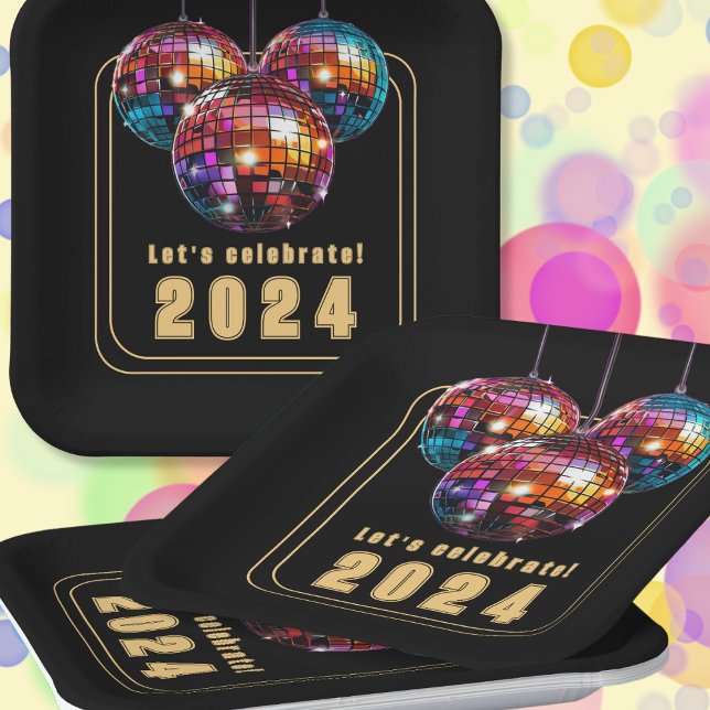 Let's Celebrate 2024 Paper Plate (Creator Uploaded)