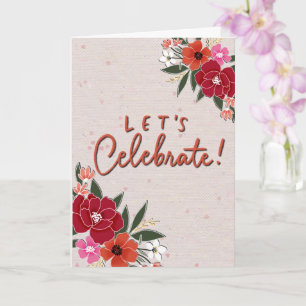 Let's Celebrate Card