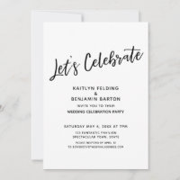 Let's Celebrate Casual, Modern Reception-Only