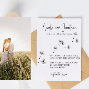 Let's Celebrate Elegant Dandelion Wish Photo