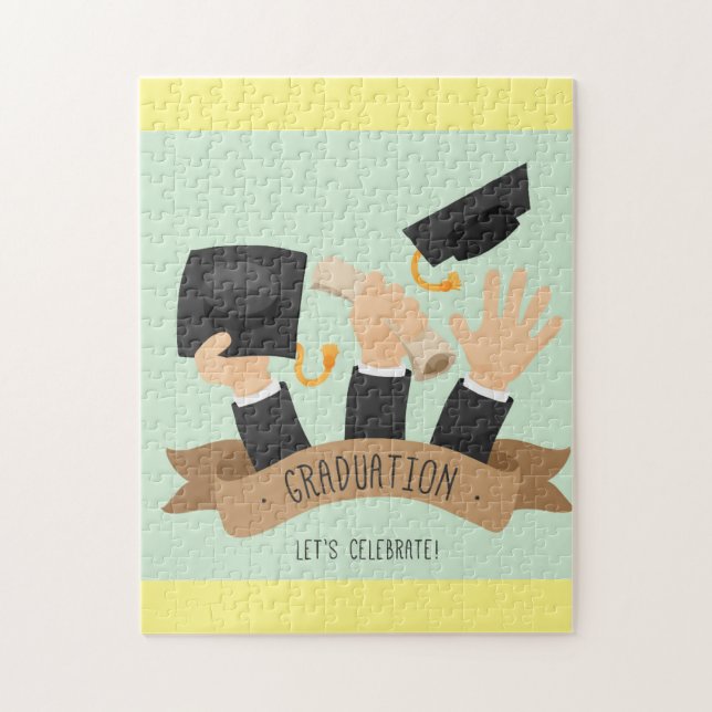 Let's Celebrate Graduation Jigsaw Puzzle (Vertical)