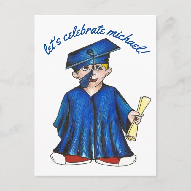 Let's Celebrate Graduation Party Invitation (Front)