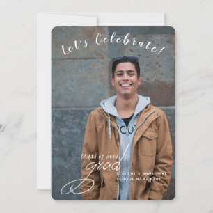 Let's Celebrate Graduation Photo Invitation